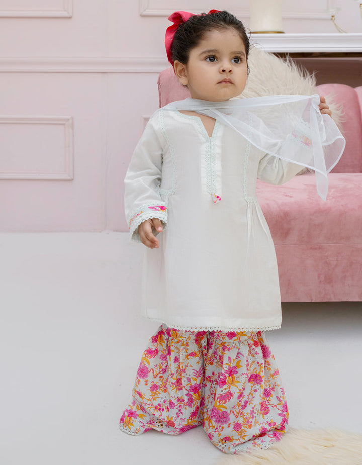 Lawn Green Stitched Suit - J. Junaid Jamshed