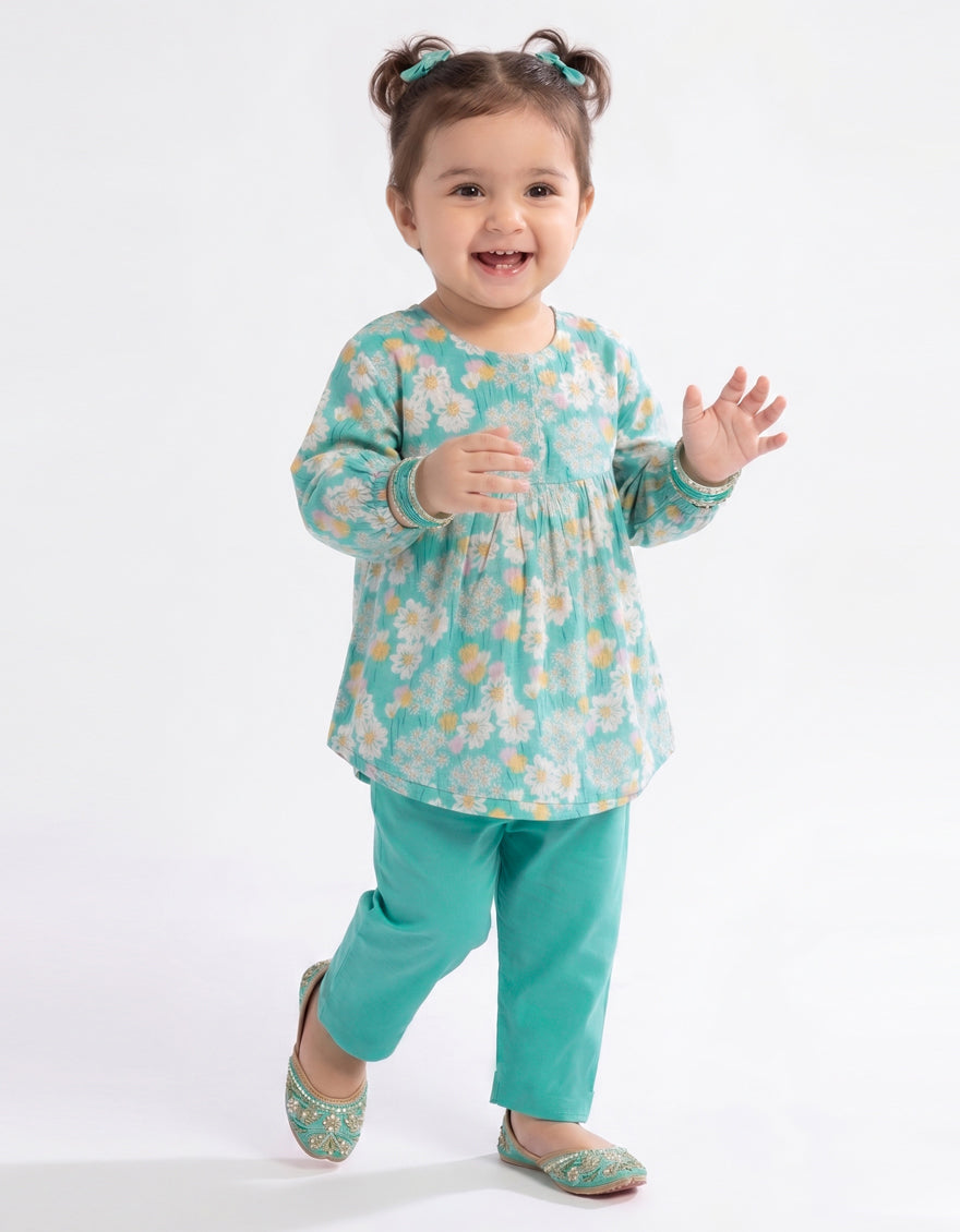Lawn Multicolor Stitched Suit - J. Junaid Jamshed