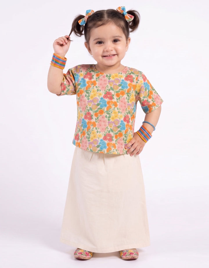 Lawn Multicolor Stitched Suit - J. Junaid Jamshed