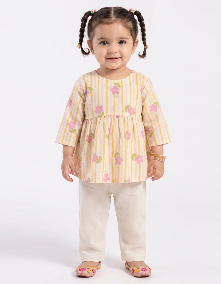 Lawn Multicolor Stitched Suit - J. Junaid Jamshed