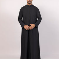 Blended Black Jubba - J. Junaid Jamshed