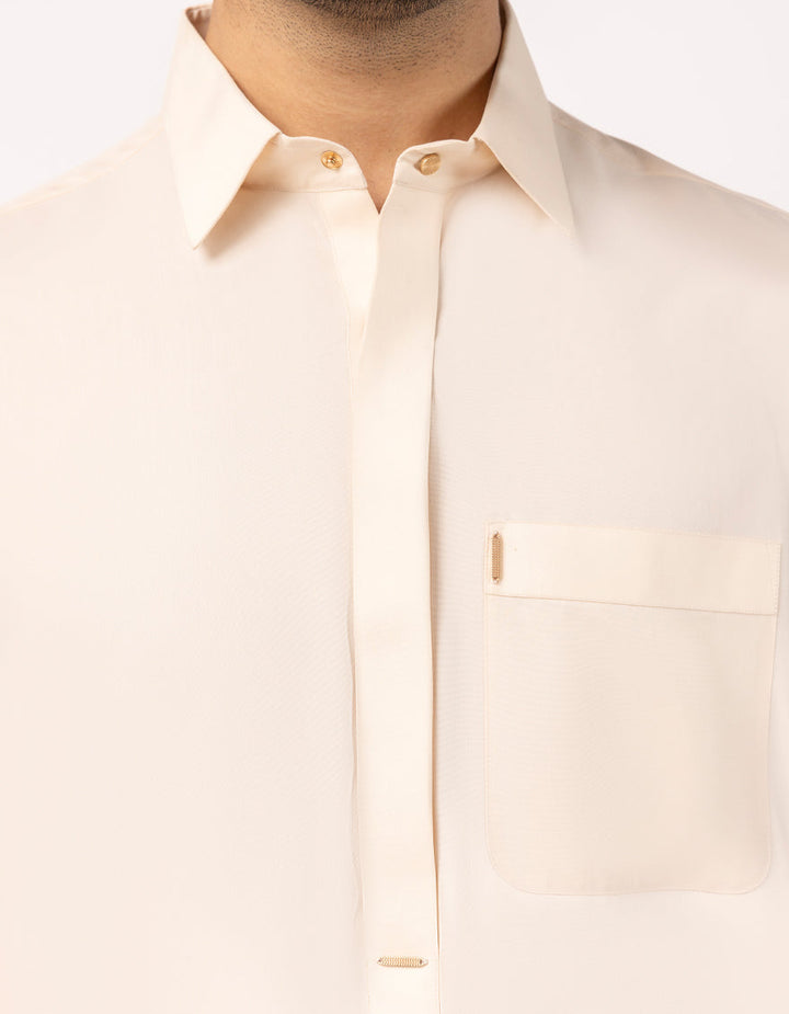 Blended Fawn Jubba - J. Junaid Jamshed