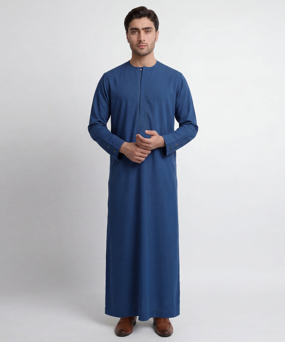 Blended Blue Jubba - J. Junaid Jamshed