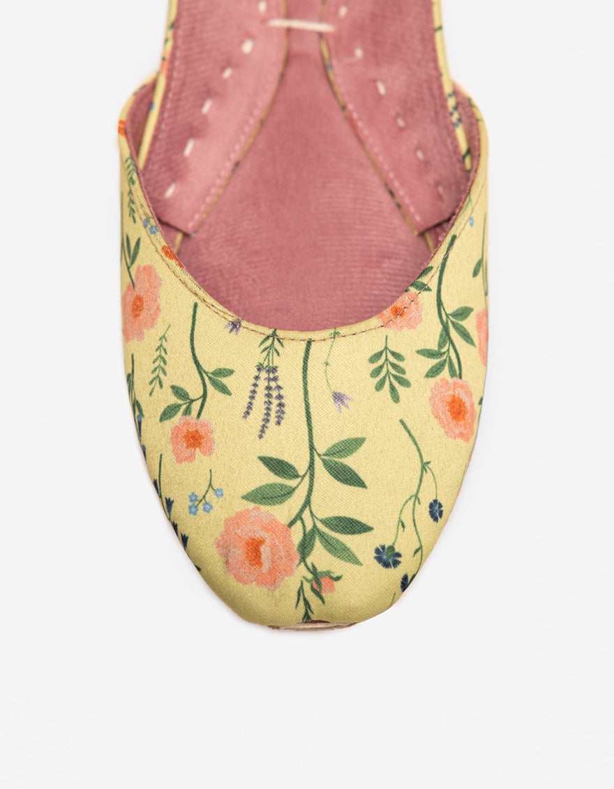 Silk Lime Chappal - J. Junaid Jamshed