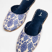 Silk Multicolor Chappal - J. Junaid Jamshed