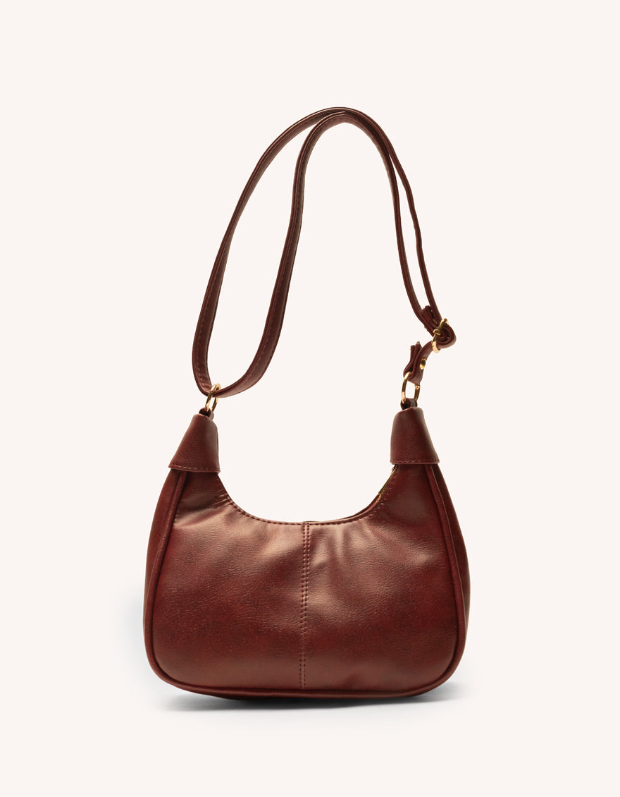 Maroon Hand Bag - J. Junaid Jamshed