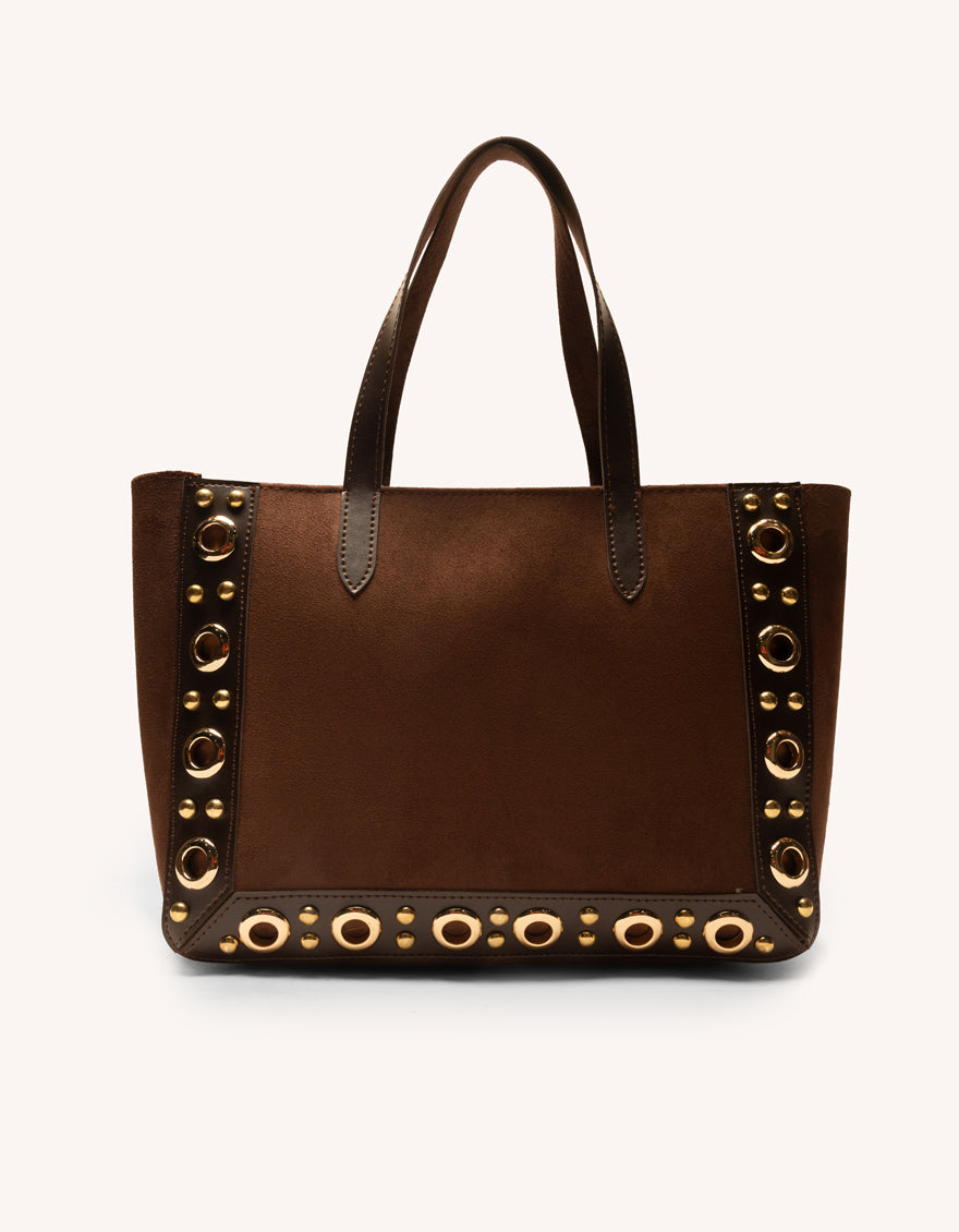 Brown Hand Bag - J. Junaid Jamshed