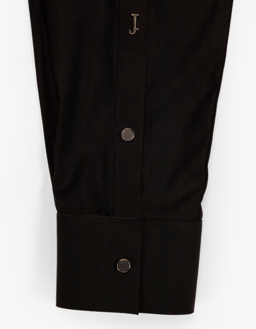 Blended Black Kurta Trouser - J. Junaid Jamshed