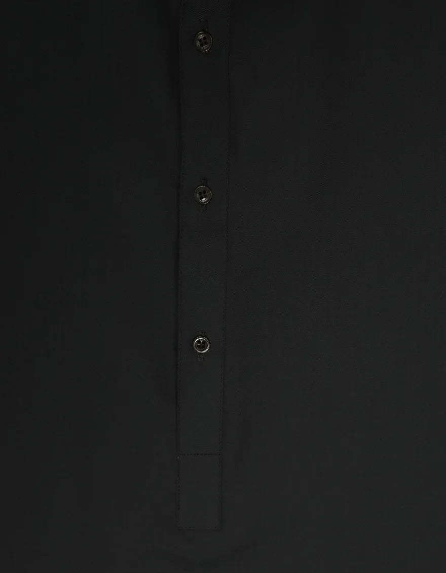 Blended Grey Kurta Trouser - J. Junaid Jamshed