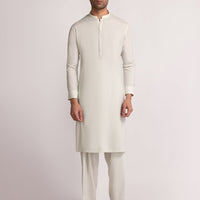 Blended Light Green Shalwar Kameez  - J. Junaid Jamshed