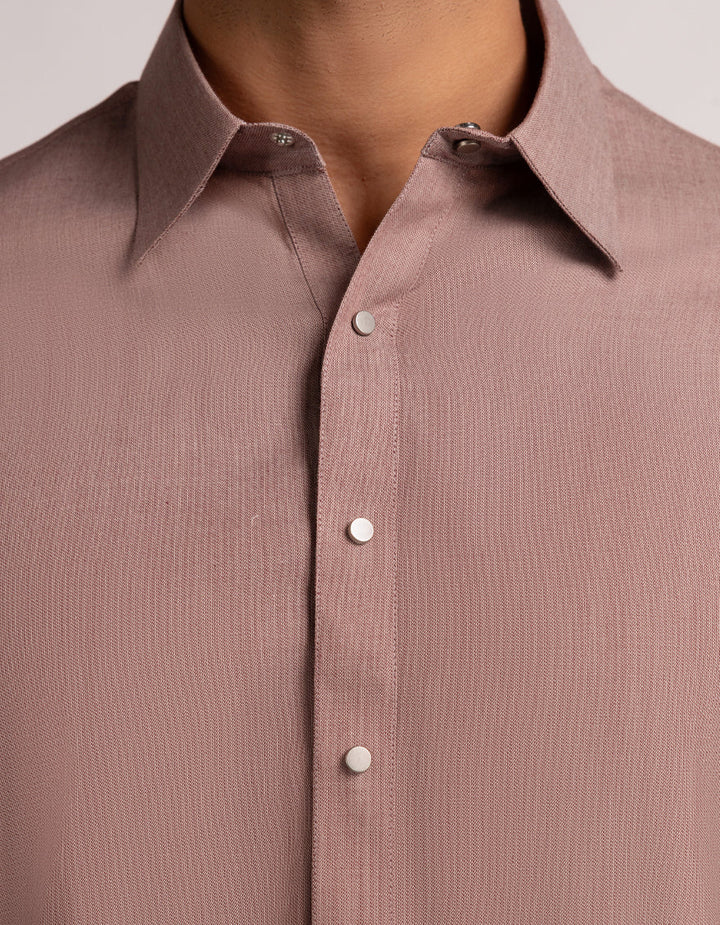 Cotton Deep Maroon Shalwar Kameez  - J. Junaid Jamshed