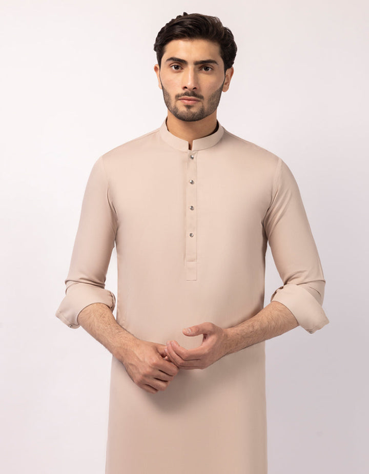 Blended Tea Pink Shalwar Kameez - J. Junaid Jamshed