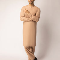 Blended Tea Pink Unstitched Suit - J. Junaid Jamshed