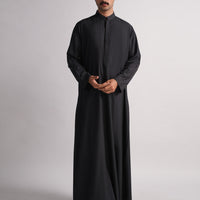 Blended Dark Grey Jubba - J. Junaid Jamshed
