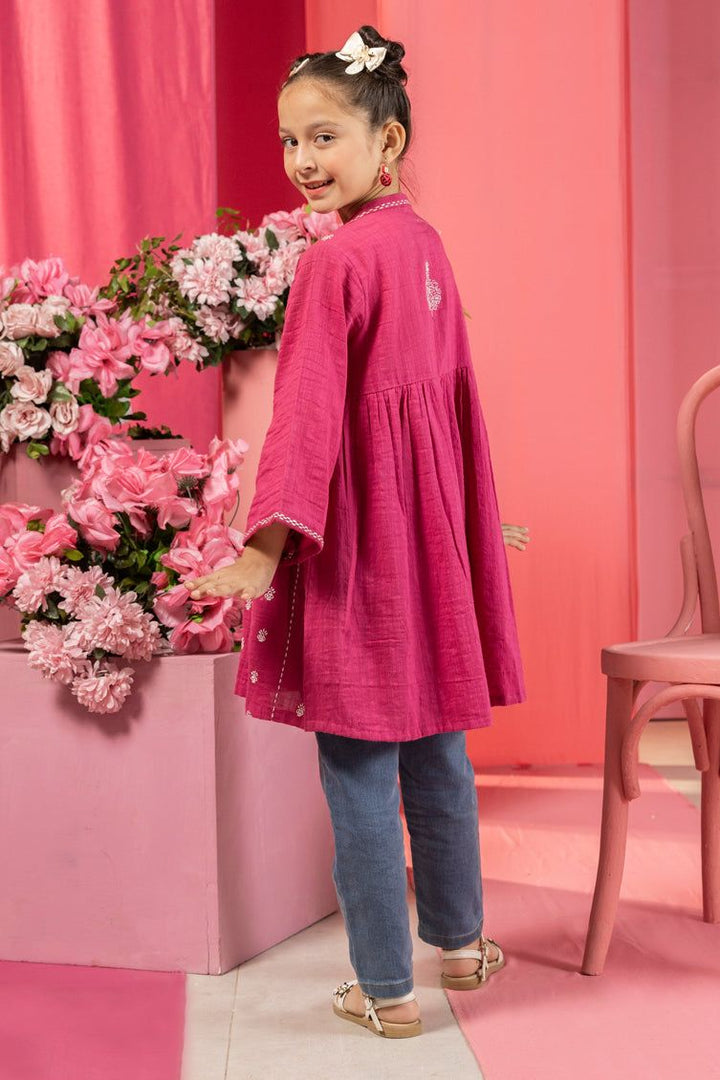 Khaddar Pink Kurti - J. Junaid Jamshed