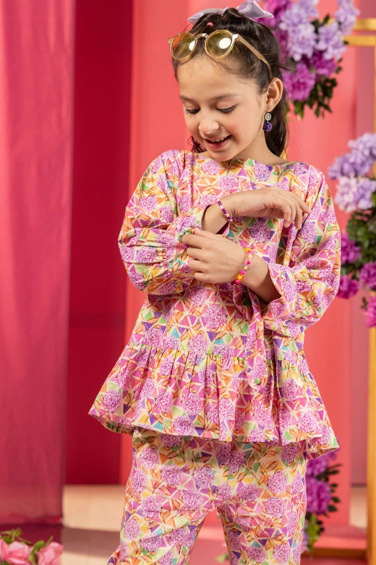 Khaddar Pink Stitched Suit - J. Junaid Jamshed