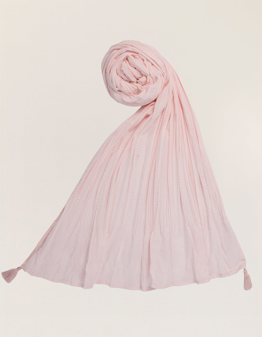 Lawn Light Pink Dupatta - J. Junaid Jamshed