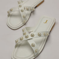 White Chappal - J. Junaid Jamshed