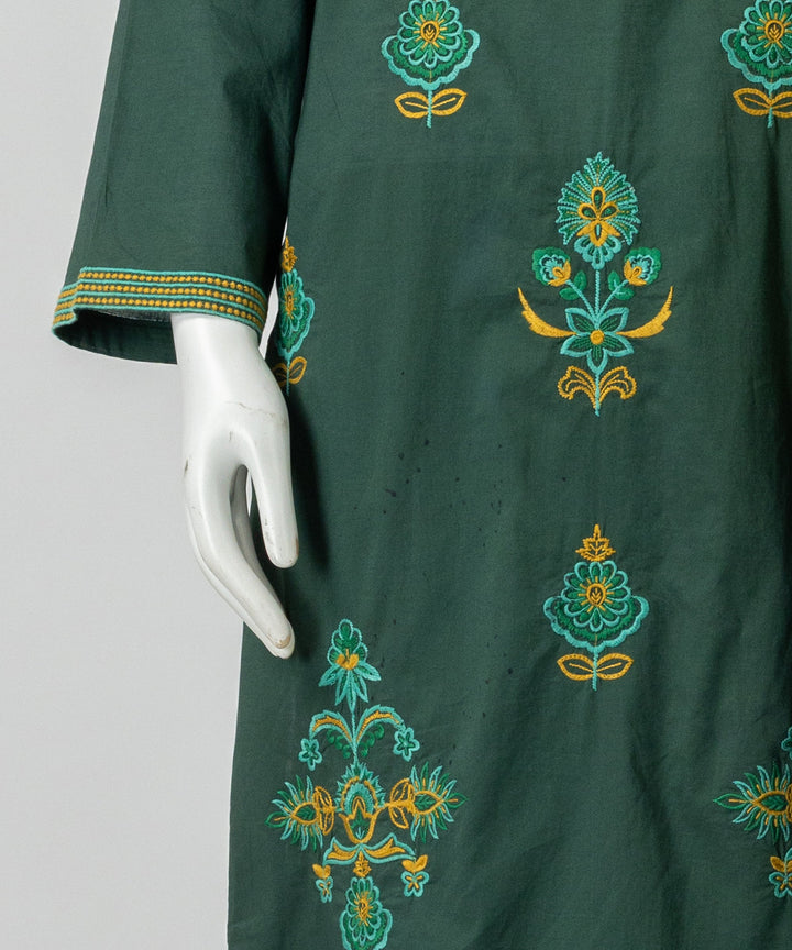 Jacquard Green Stitched Suit - J. Junaid Jamshed