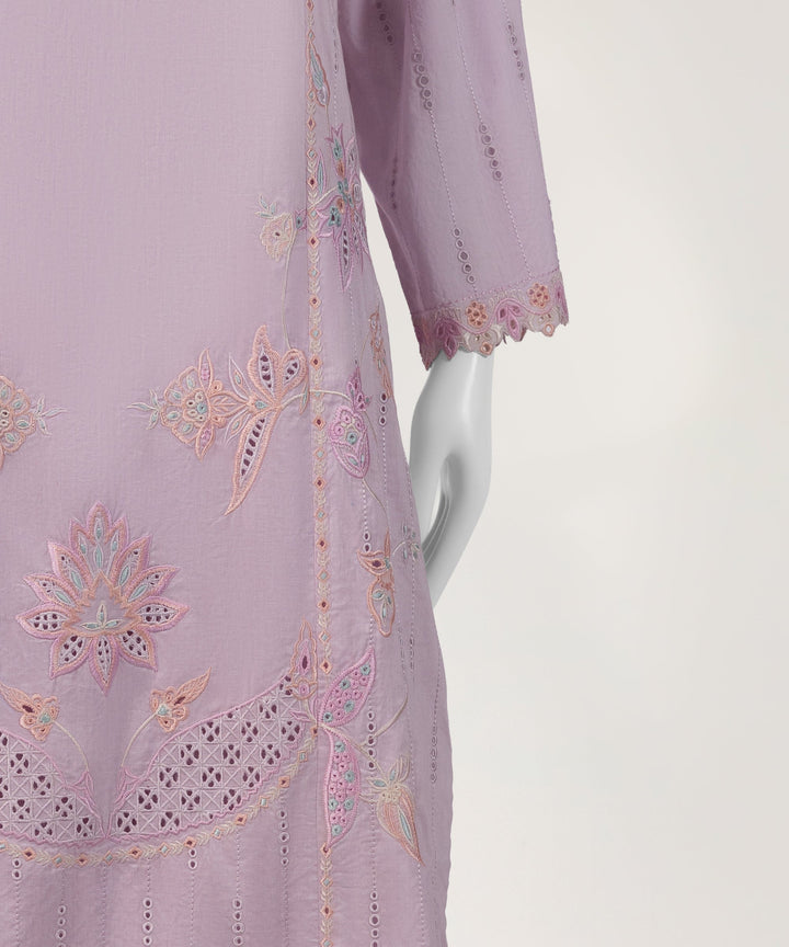 Lawn Lilac Stitched Suit - J. Junaid Jamshed