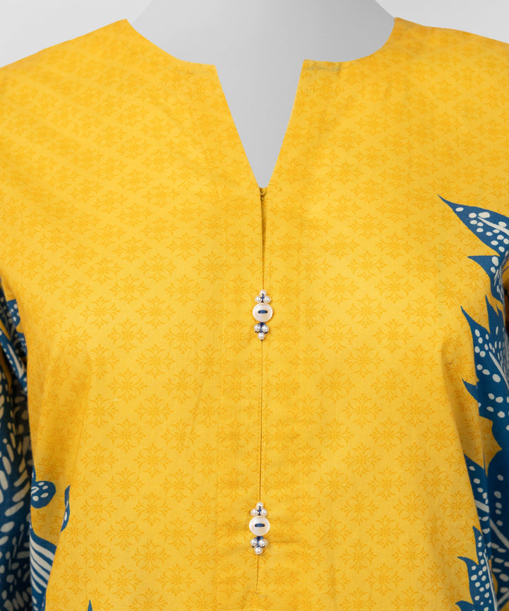 Liminal Yellow Stitched Suit - J. Junaid Jamshed