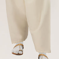 Lawn Off White Shalwar - J. Junaid Jamshed