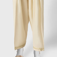 Lawn Beige Shalwar - J. Junaid Jamshed
