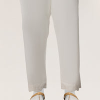 Lawn White Trousers - J. Junaid Jamshed