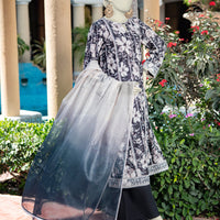 Lawn Multicolor Unstitched Suit - J. Junaid Jamshed
