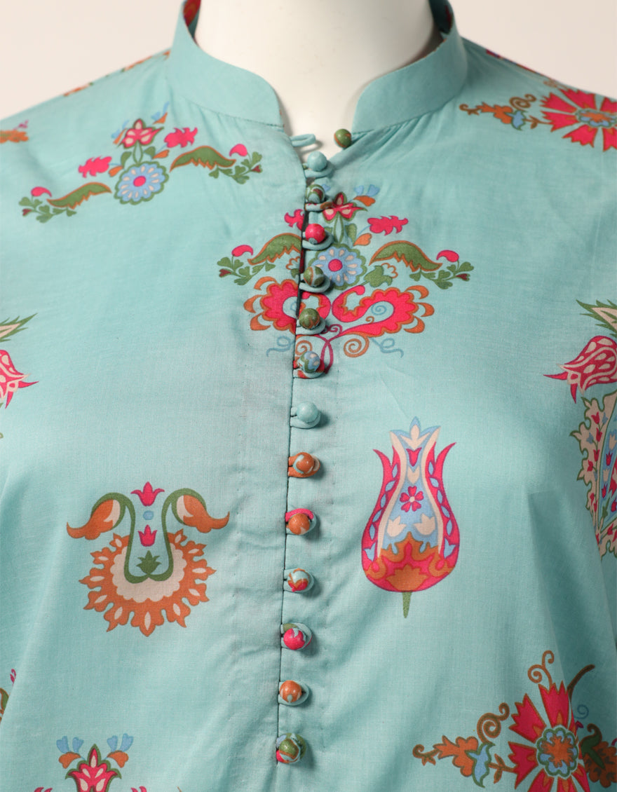 Lawn Multicolor Unstitched Suit - J. Junaid Jamshed