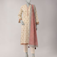 Lawn Multicolor Unstitched Suit - J. Junaid Jamshed