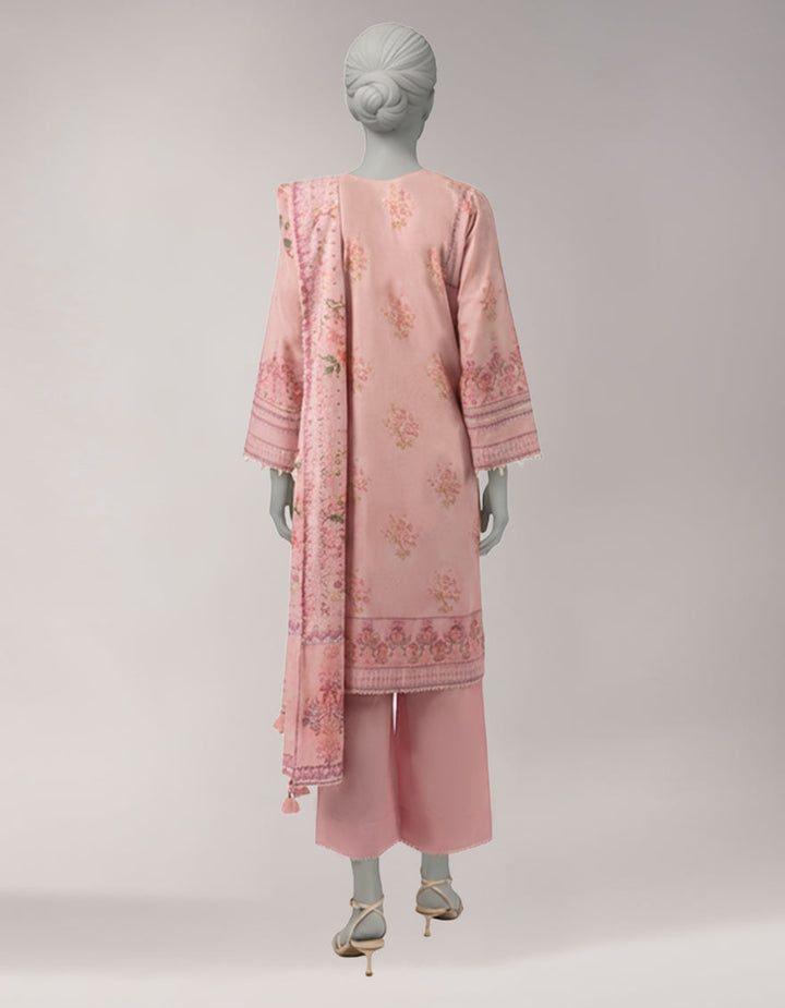 Lawn Multicolor Unstitched Suit - J. Junaid Jamshed