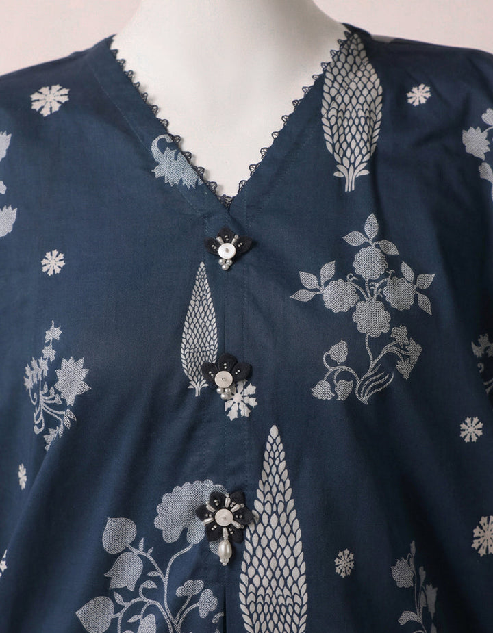 Lawn Multicolor Unstitched Suit - J. Junaid Jamshed