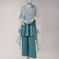 Lawn Multicolor Unstitched Suit - J. Junaid Jamshed