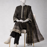 Lawn Multicolor Unstitched Suit - J. Junaid Jamshed