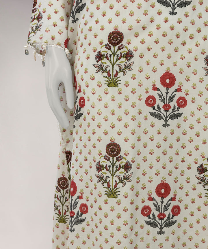 Lawn Off White Unstitched Suit - J. Junaid Jamshed