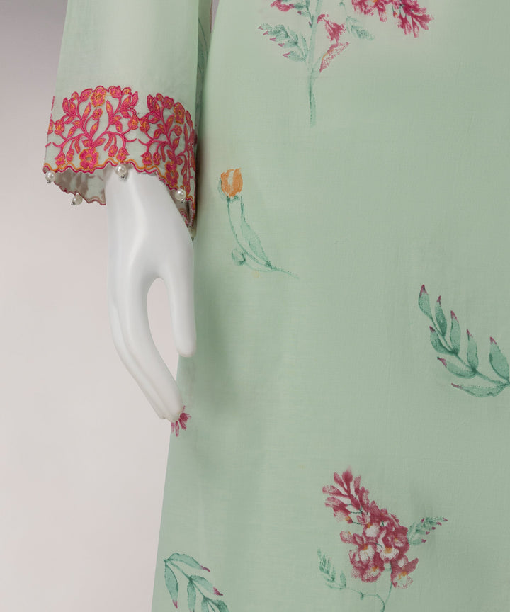 Lawn Multicolor Unstitched Suit - J. Junaid Jamshed