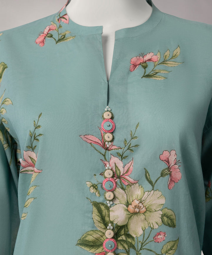 Lawn Multicolor Unstitched Suit - J. Junaid Jamshed
