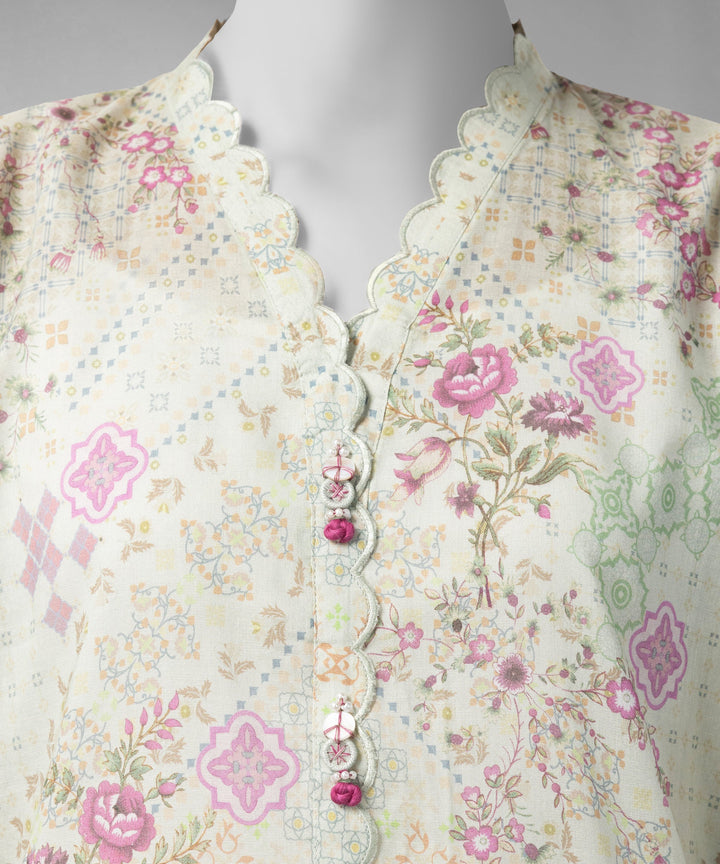 Liminal Green Unstitched Suit - J. Junaid Jamshed