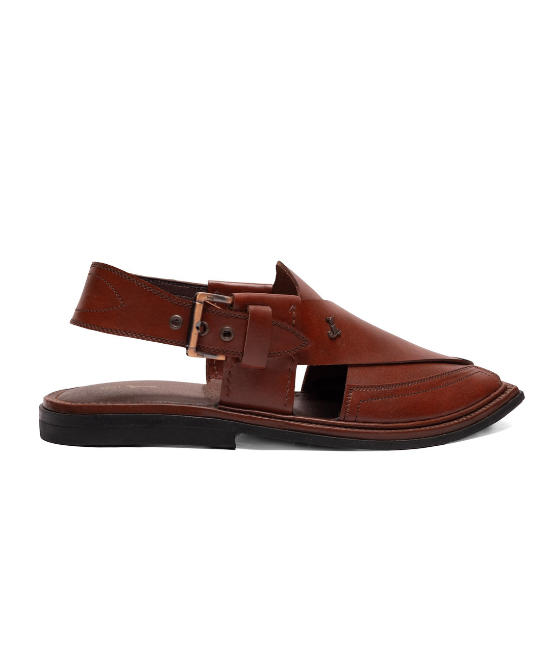 Red Peshawari Chappal - J. Junaid Jamshed