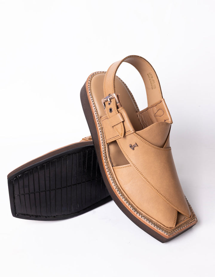 Mustard Peshawari Chappal - J. Junaid Jamshed