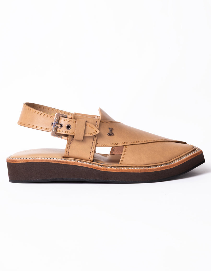 Mustard Peshawari Chappal - J. Junaid Jamshed