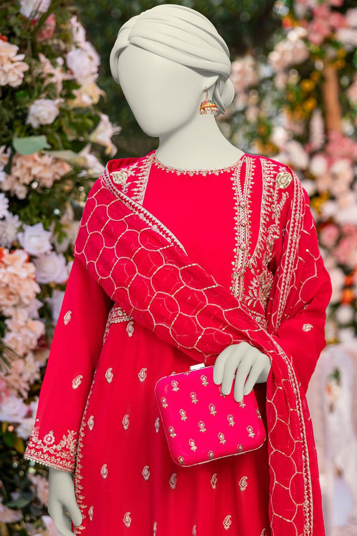 Paper Cotton Pink Stitched Suit - J. Junaid Jamshed