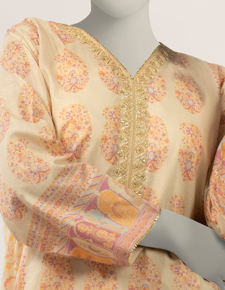 Lawn Multicolor Kurti - J. Junaid Jamshed