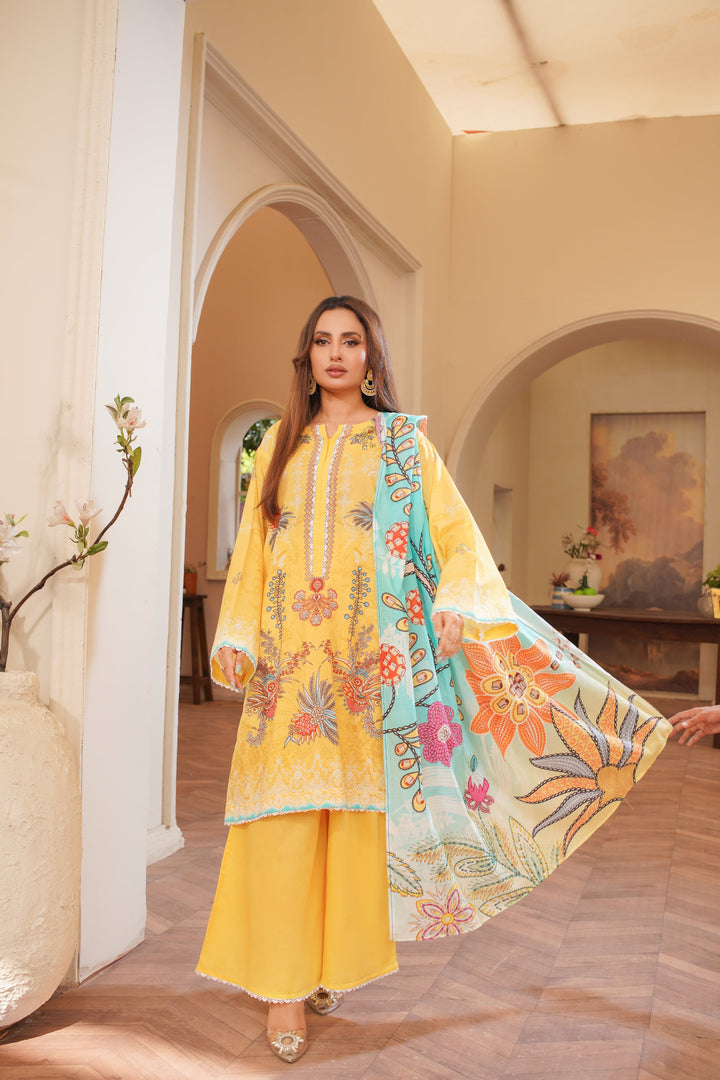 Bluebell Sunrise - Lala Mashaal Stitched