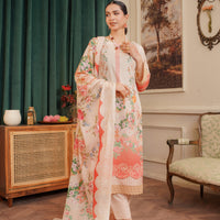 Pastel Petals - Lala Mashaal Stitched