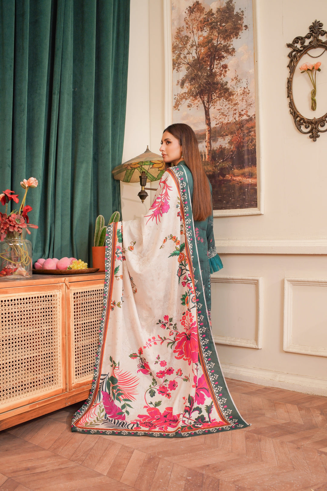Emerald Whisper - Lala Mashaal Stitched