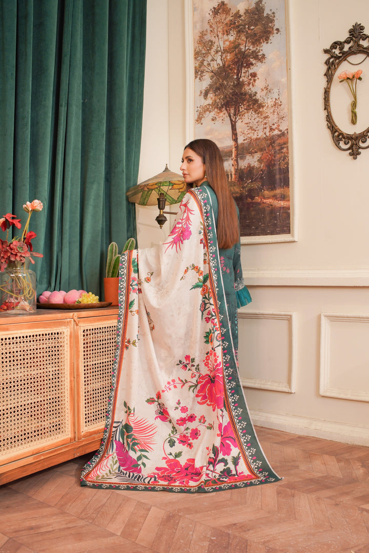 Emerald Whisper - Lala Mashaal Stitched