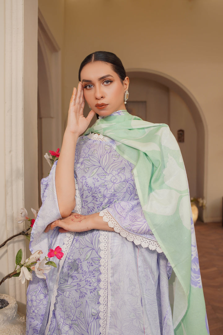 Olive Blossom - Lala Mashaal Stitched