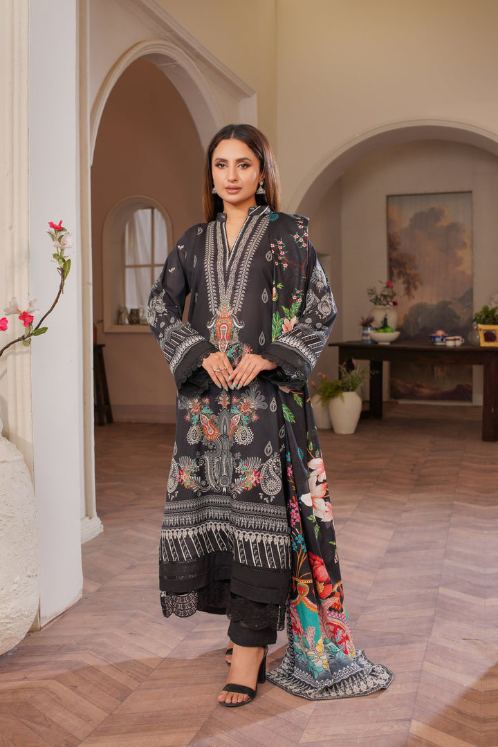 Mystic Noir - Lala Mashaal Stitched